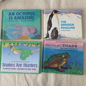 Book Lot | Set of 4 Let's Read and Find Out Science Books for Children